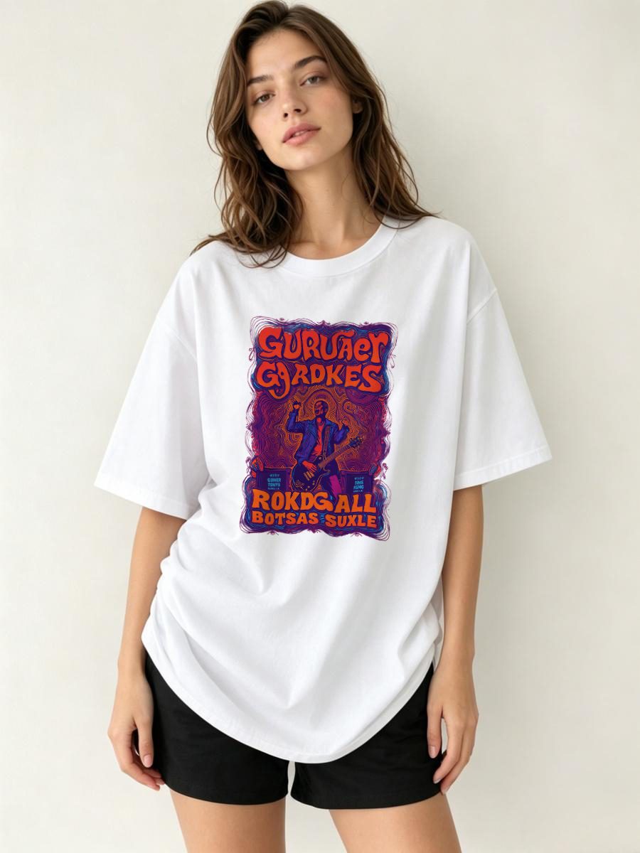 Lifestyle Of Korean - Kaos Musim Panas Ringan Bernapas Basic
