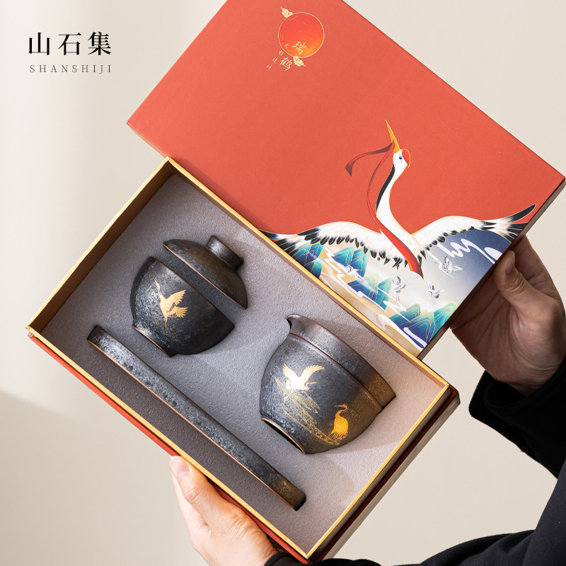 Korean Tea Set - Zen teko dan Set cangkir Kit,