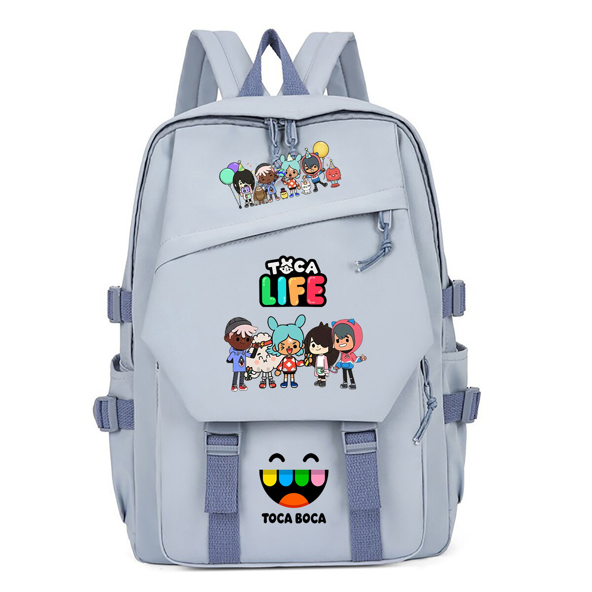 Korean Women Lifestyle - Toca Life World Print Backpack Tas