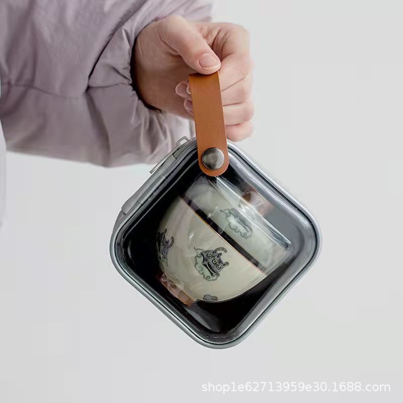 Korean Tea Set - Travel Tea Set Portable Bag Quick