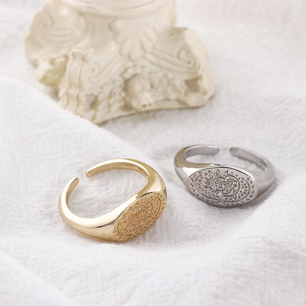 Cincin Pola Matahari Bulan Min - Korean Women Lifestyle ulasan dan harga