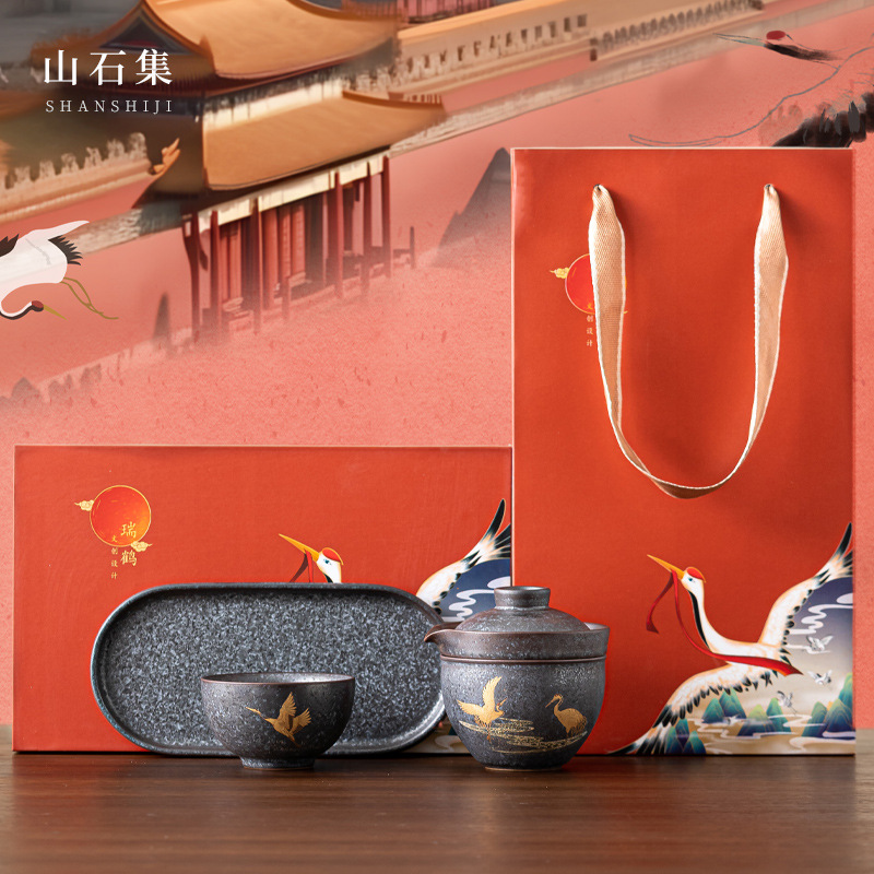 Zen teko dan Set cangkir Kit,  - Korean Tea Set ulasan dan harga