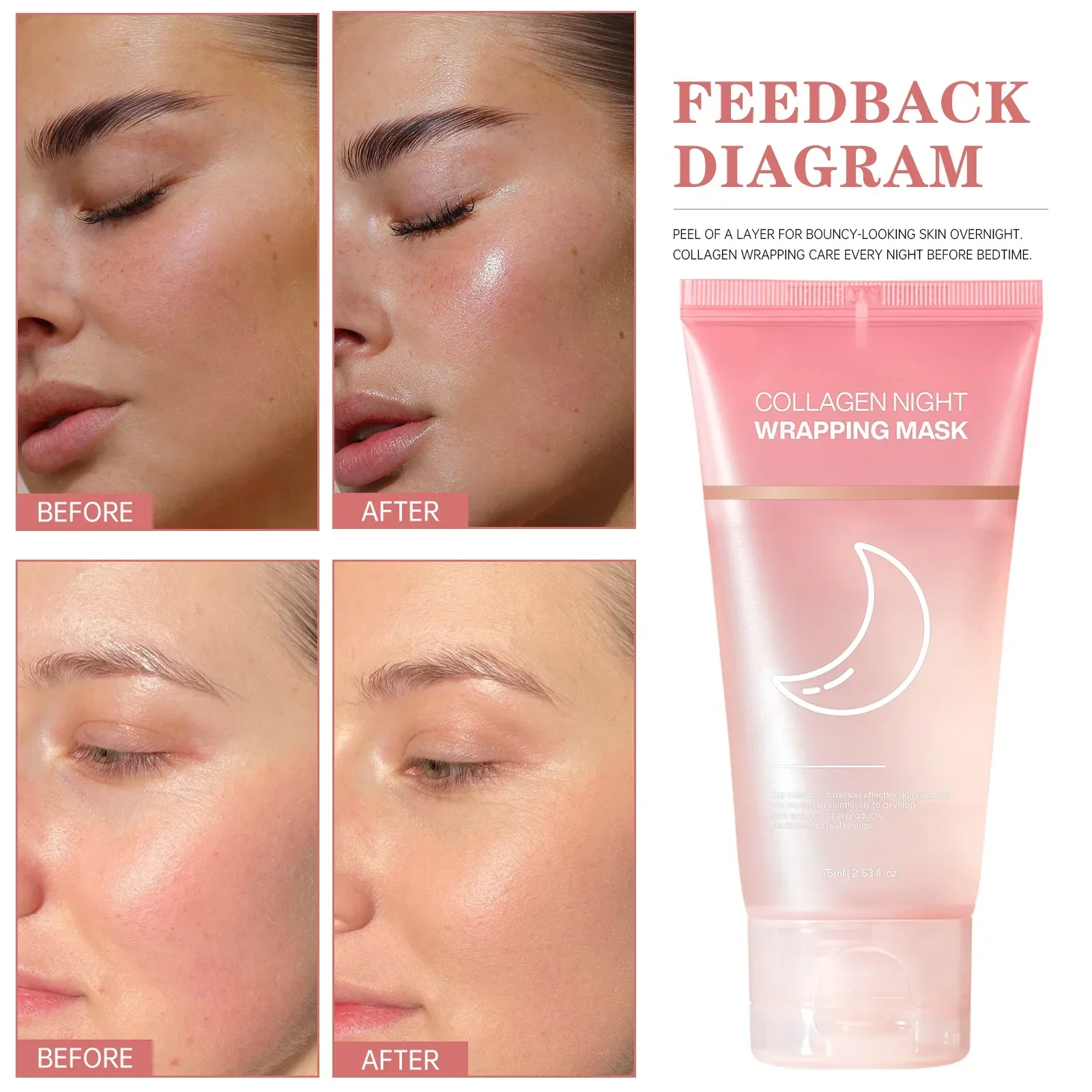 Masker Malam Kolagen 75ml - Pa - Sleeping Pack Overnight ulasan dan harga