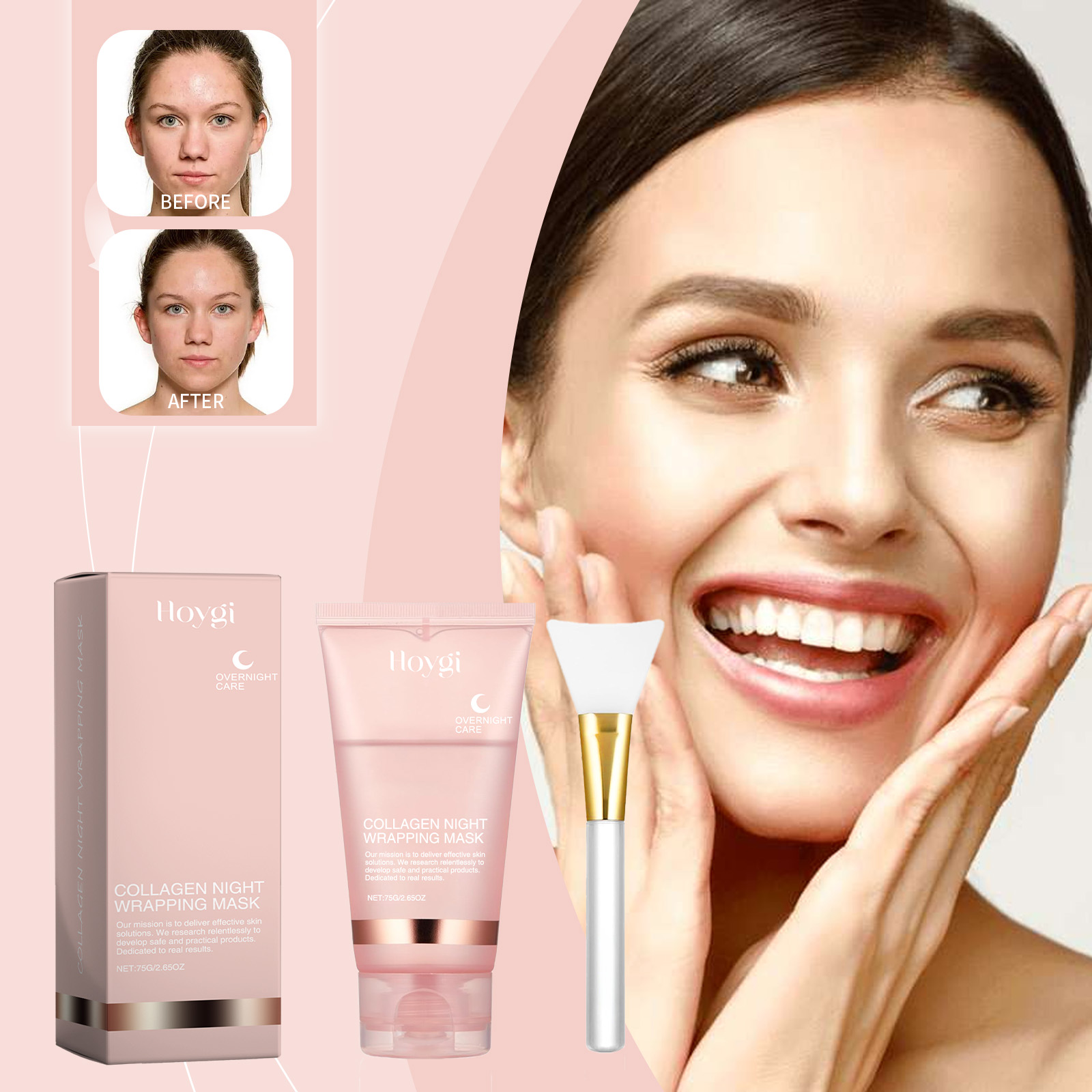 Masker Kolagen Deep Peel Off,  - Sleeping Pack Overnight ulasan dan harga