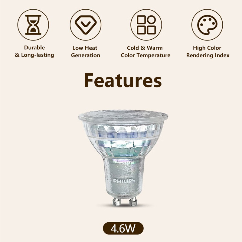 Philips Essential LED GU10 PAR - Philips Bulb Led Classic ulasan dan harga