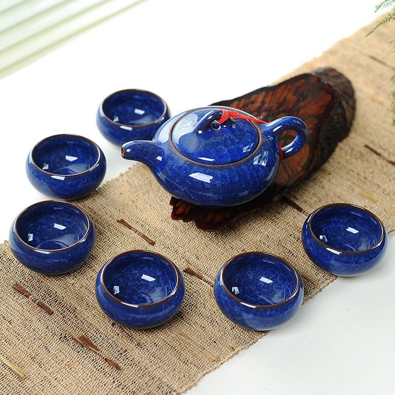 7 Buah Set Teh Keramik dengan  - Korean Tea Set ulasan dan harga