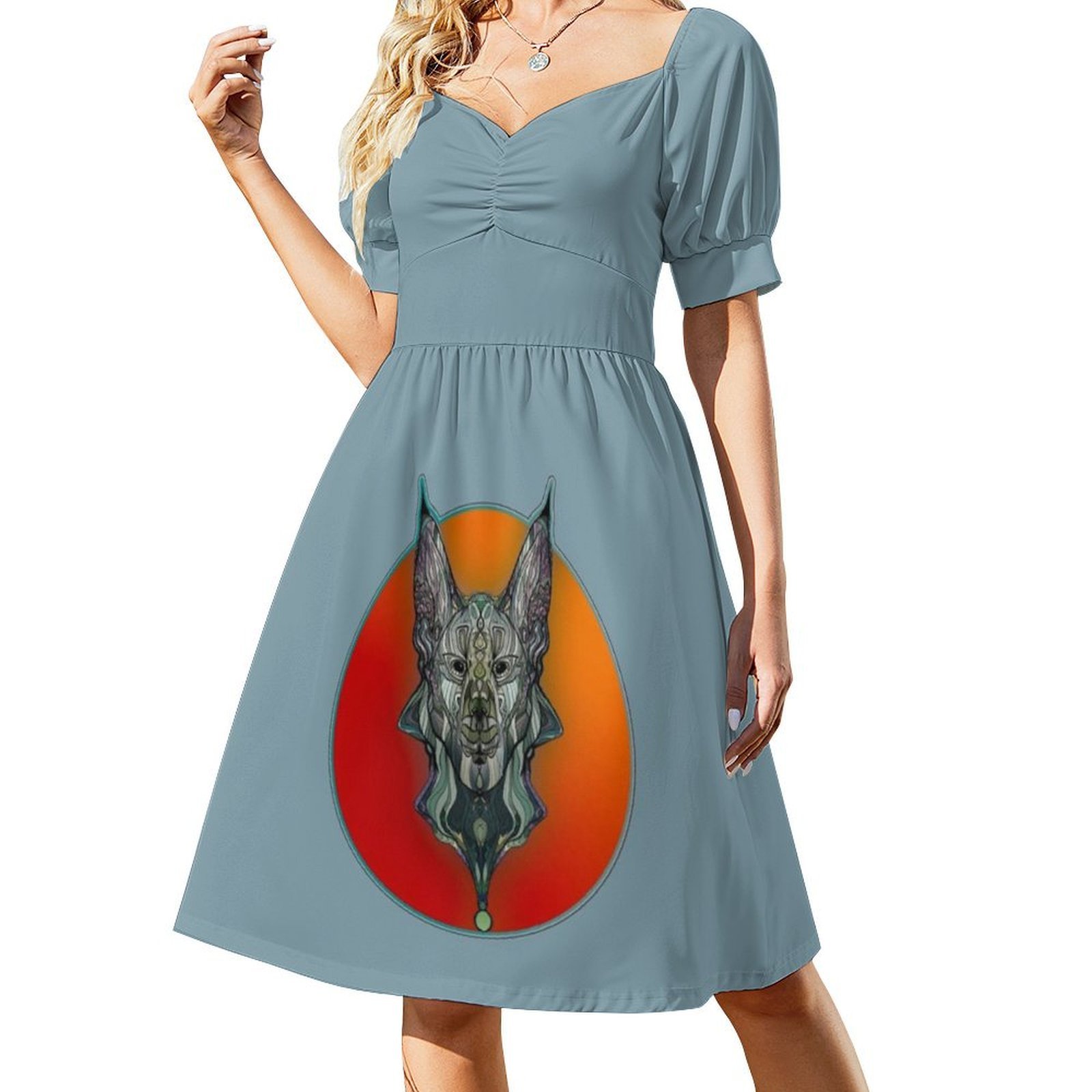 Gaun Kasual Gaya Korea Caracal - Korean Women Lifestyle ulasan dan harga