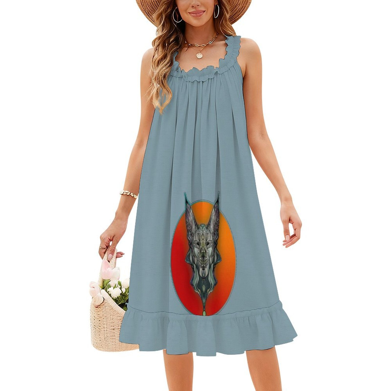 Gaun Kasual Gaya Korea Caracal - Korean Women Lifestyle ulasan dan harga